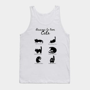 Reason to love cats Tank Top